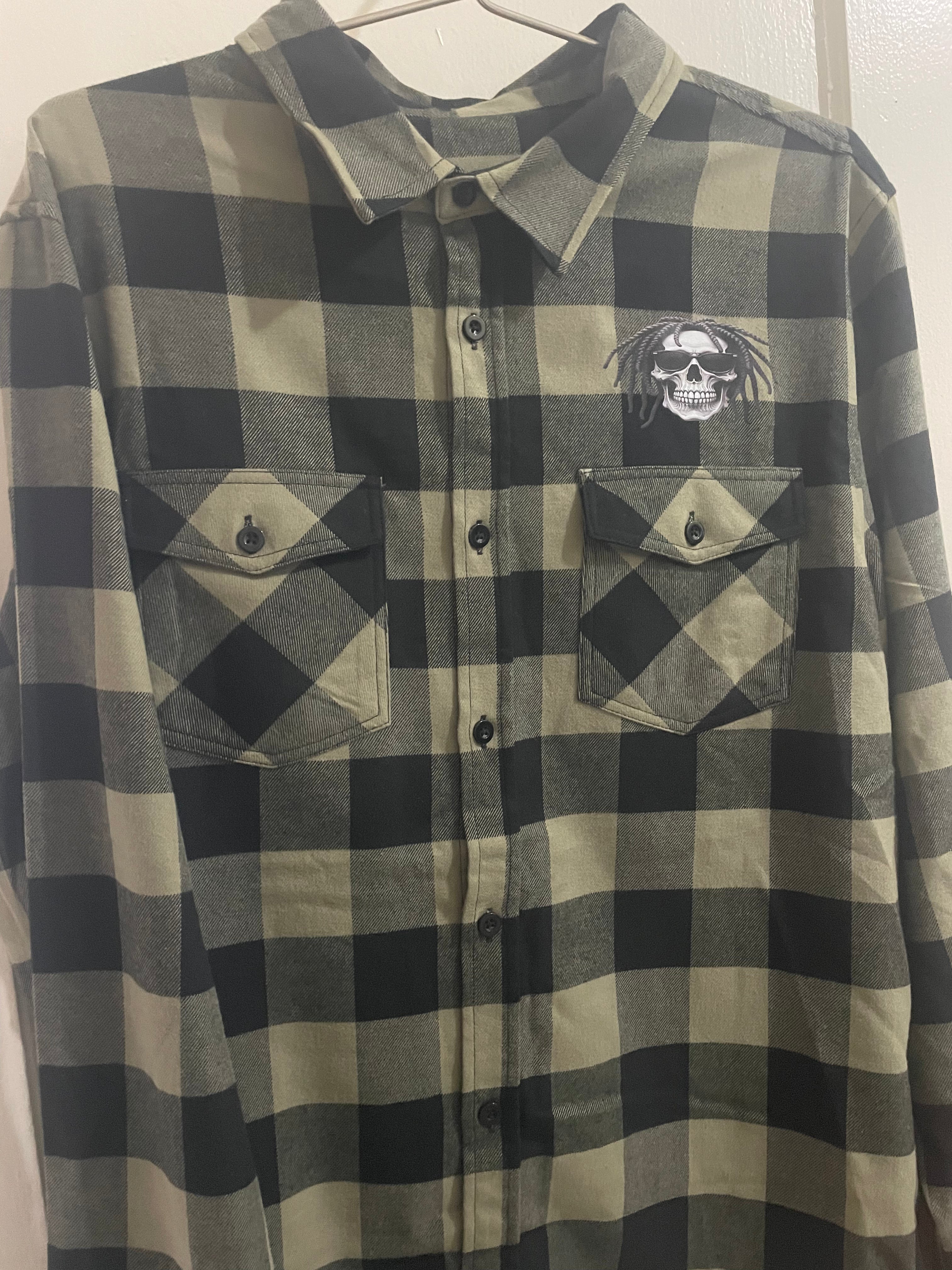 Rockstar Limited Edition / Plaid Flannel Shirt – Cotton/Poly Blend