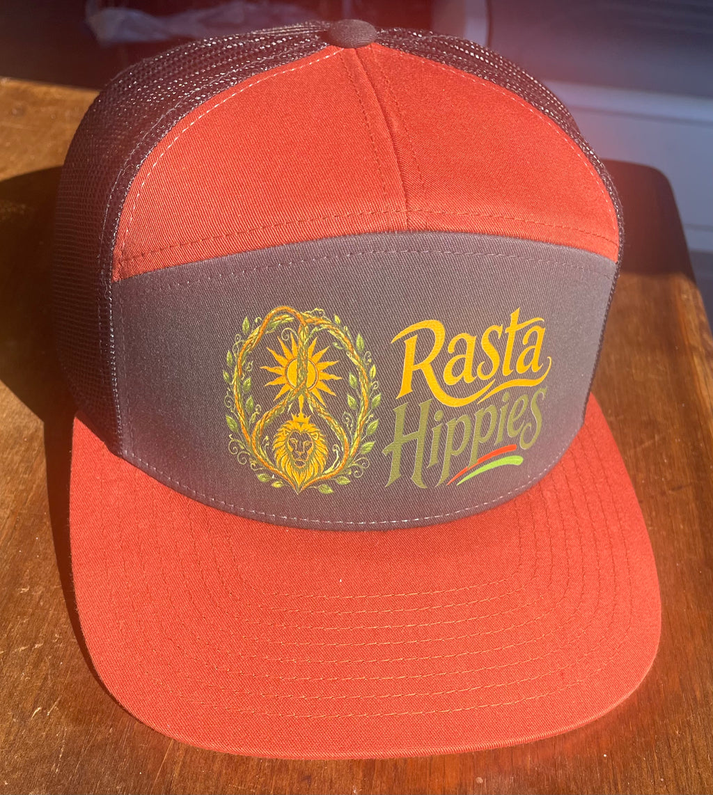 Classic Edition / Structured Flat Bill Snapback Trucker Cap – 7-Panel Cotton-Poly Twill