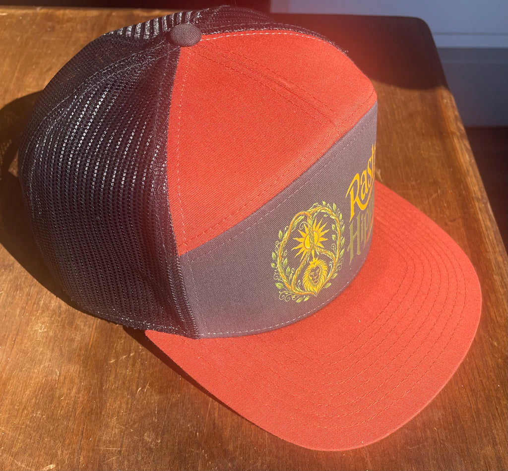 Classic Edition / Structured Flat Bill Snapback Trucker Cap – 7-Panel Cotton-Poly Twill