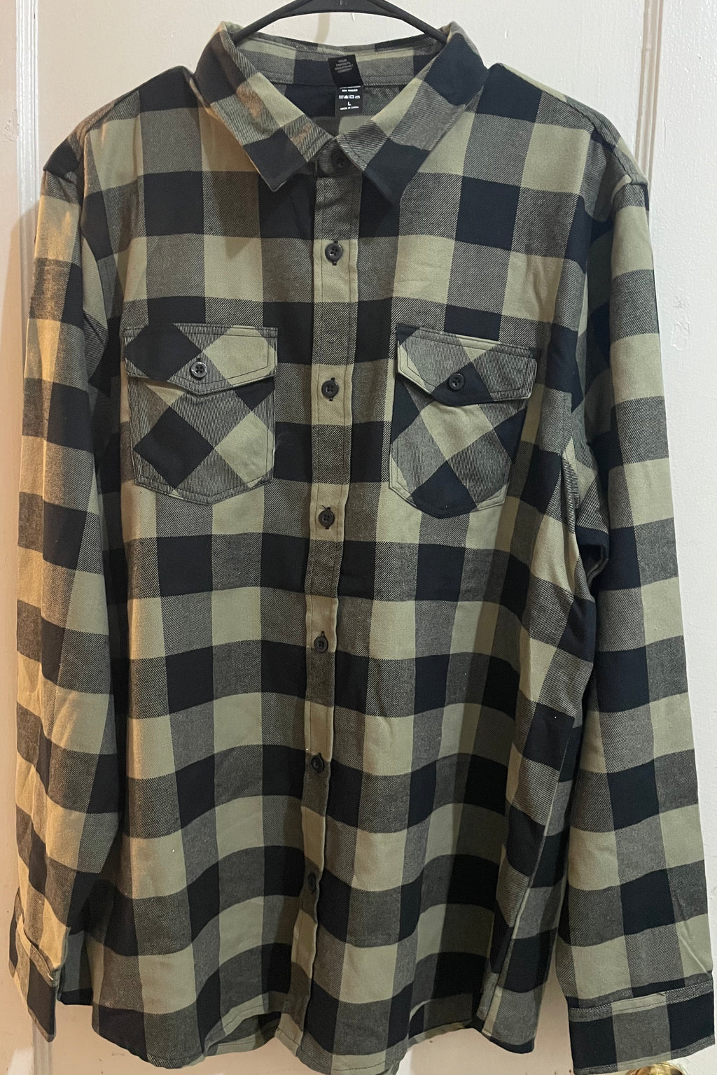 Zen Blend Edition / Cotton-Poly Flannel Shirt – Button Front with Roll-Up Sleeves