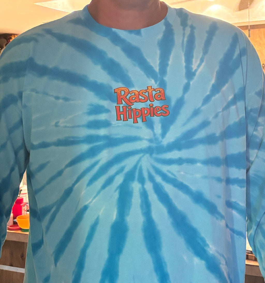 Rockstar Limited Edition / Tie-Dye Long Sleeve Cotton Tee