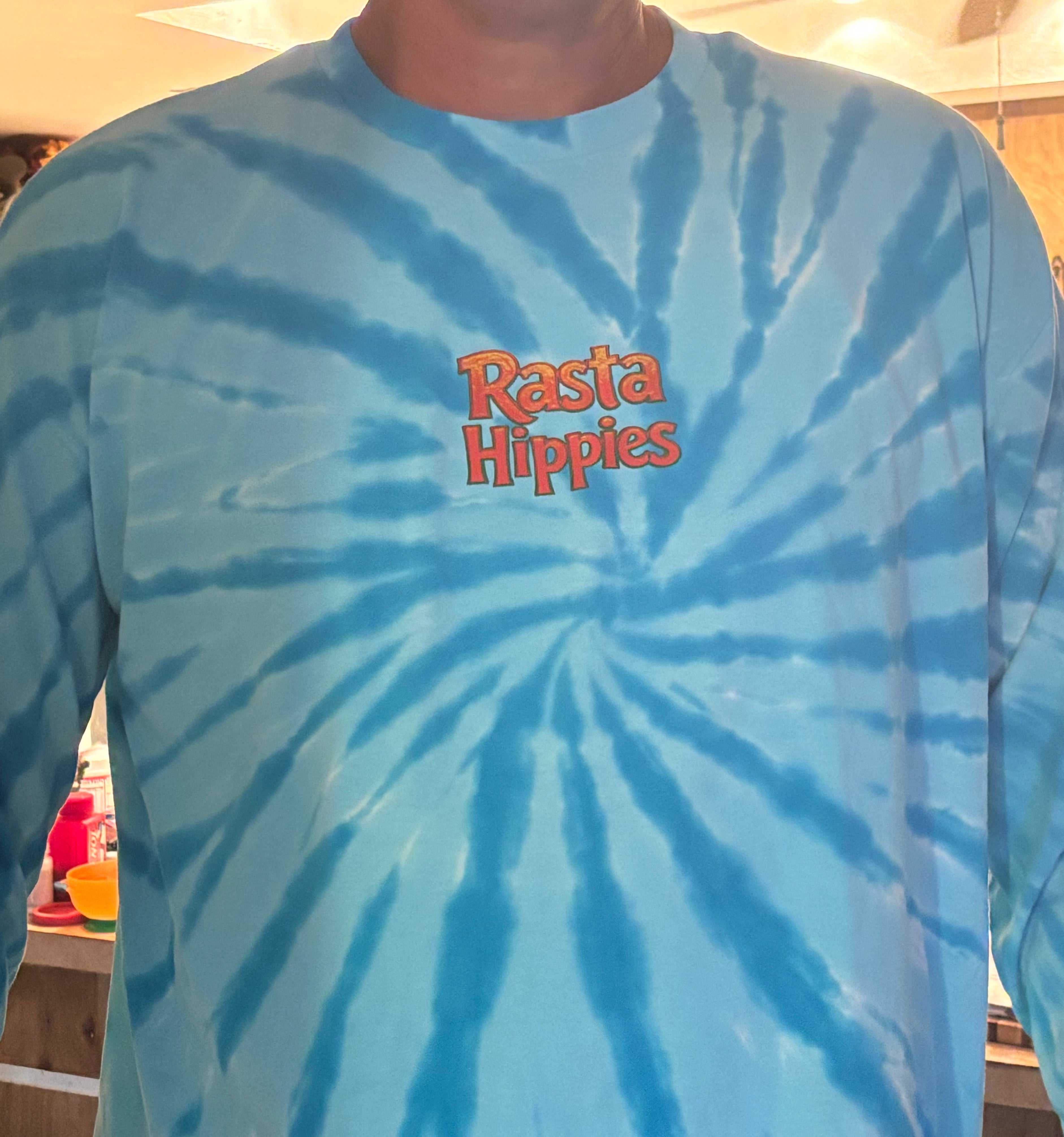 Rockstar Limited Edition / Tie-Dye Long Sleeve Cotton Tee