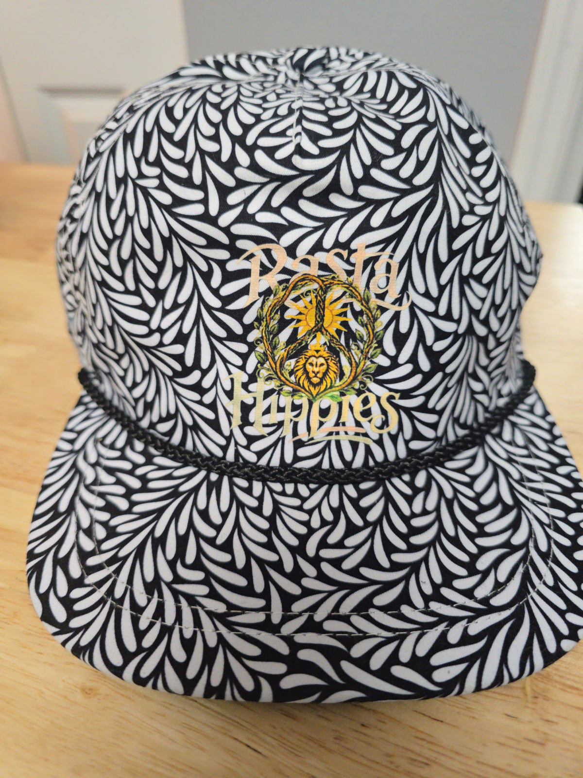 Zen Blend Edition  / Aloha Rope Cap – Structured 5-Panel Flat Bill with Leather Strap