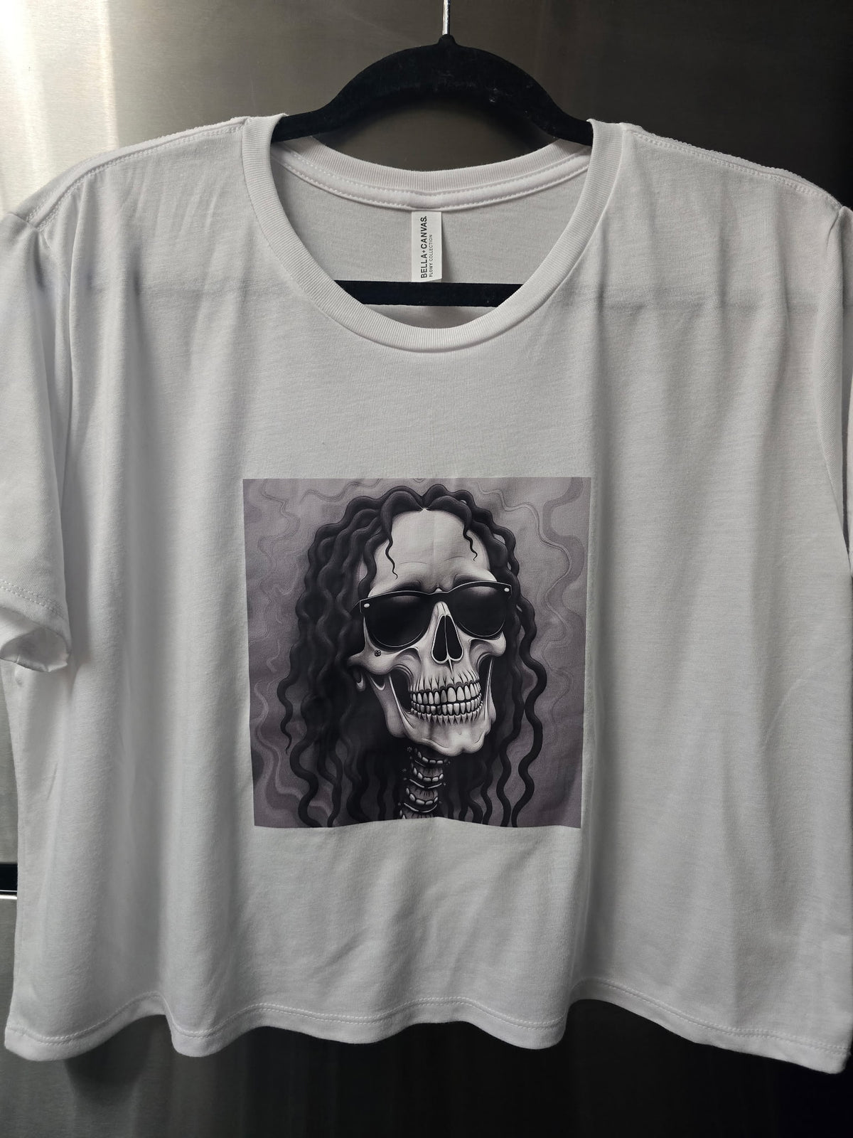 Rockstar Limited Edition/ Women's Flowy Cropped T‑Shirt