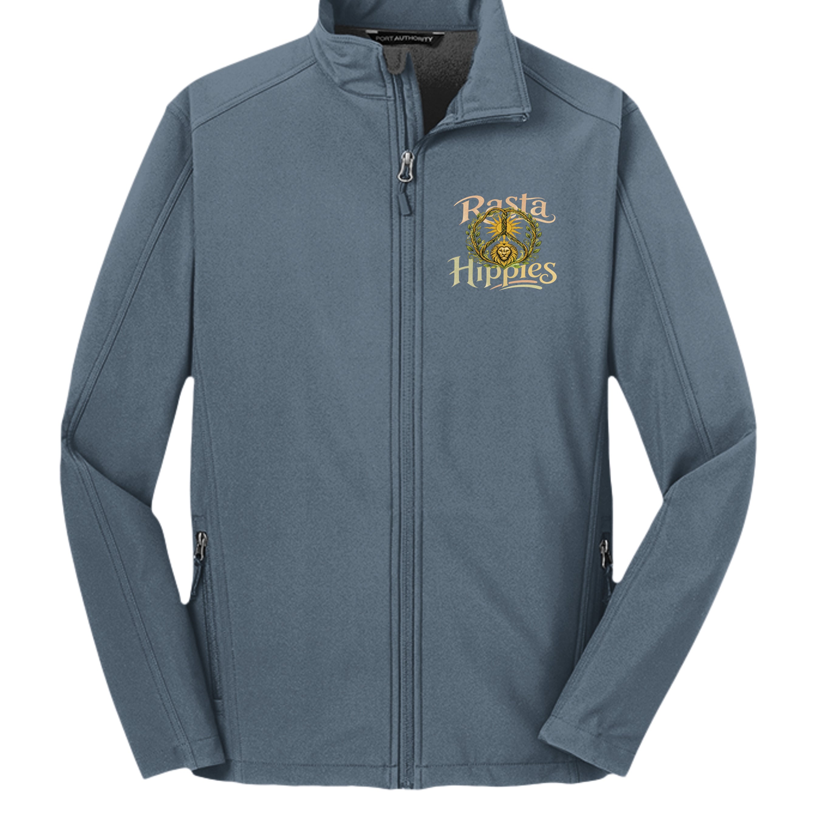 Navy Heather - J317 - FRONT